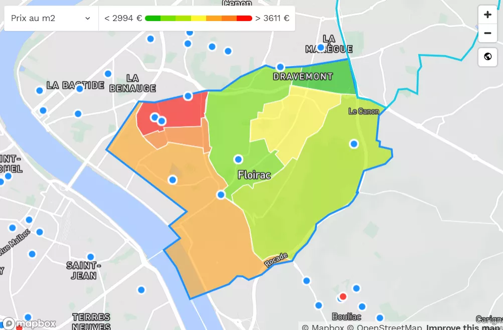 prix m&sup2; floirac habiter autour de bordeaux en 2026 et 2027